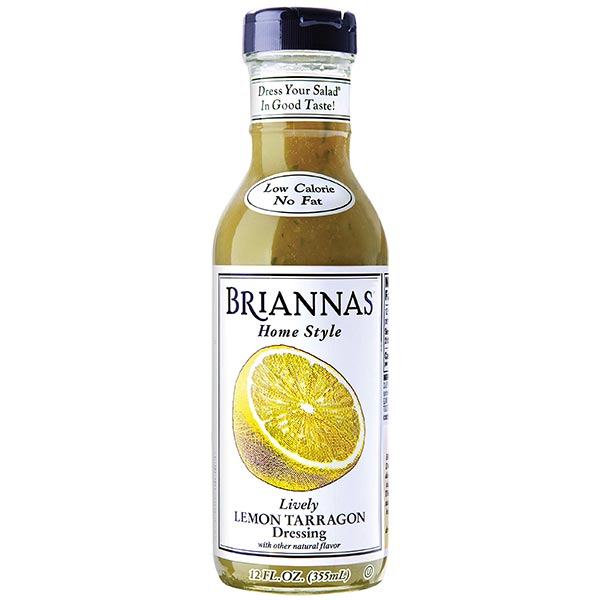 Briannas Lively Lemon Tarragon, 12 Oz. Bottle