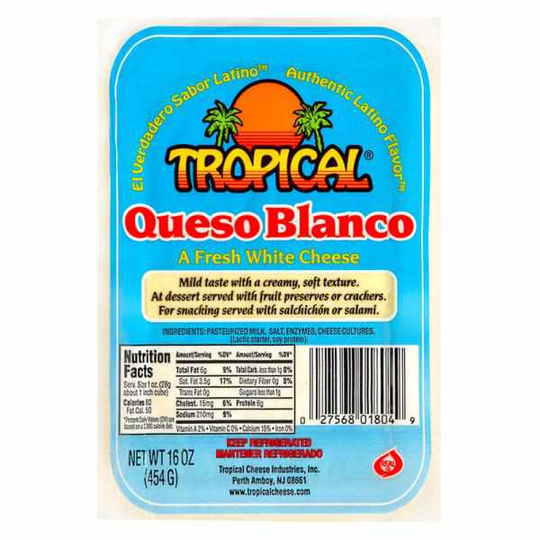 Tropical Queso Blanco Cheese, 10 Oz.
