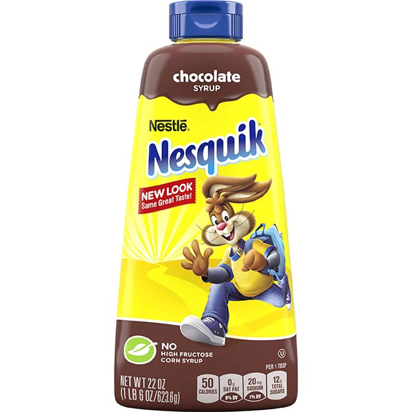 Nesquik Chocolate Syrup, 22 oz, 3 Pack
