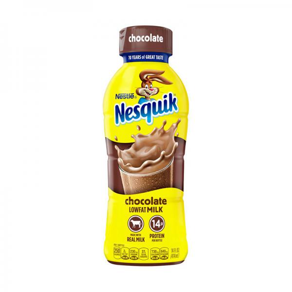 Nestle Nesquik Chocolate Low Fat Milk, 14 oz