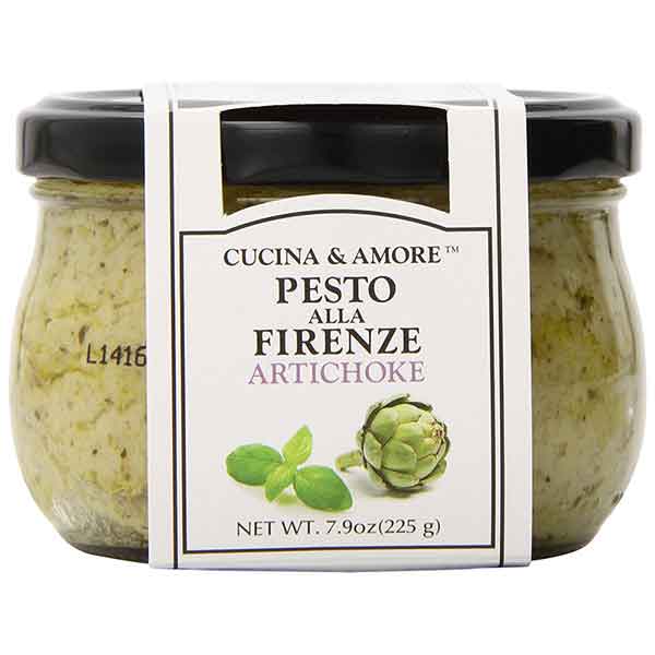 Cucina & Amore Pesto Sauce, Alla Firenze Artichoke, 7.9 Ounce (Pack of 6)