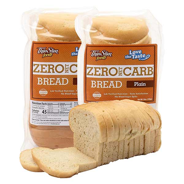 Love-the-taste  thinslim Foods Zero Net Carb Plain Bread