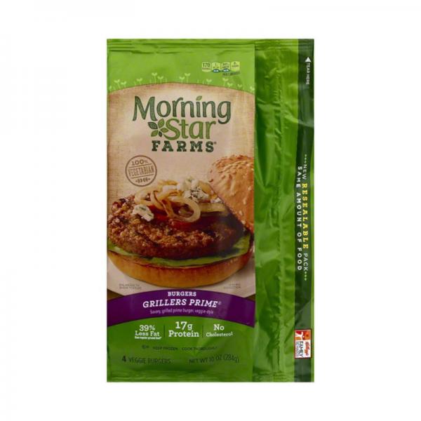 Morningstar Farms Veggie Burgers Grillers Prime 10oz