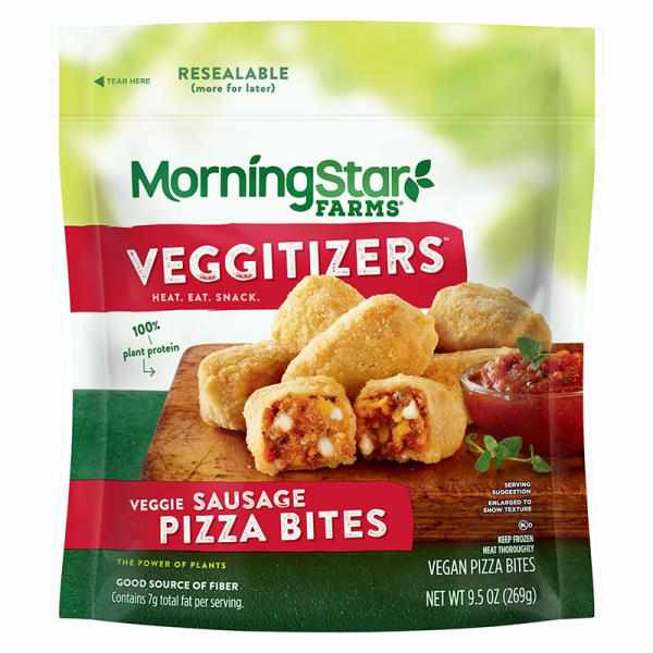 MorningStar Farms Veggitizers Sausage Pizza Bites - 9.5oz