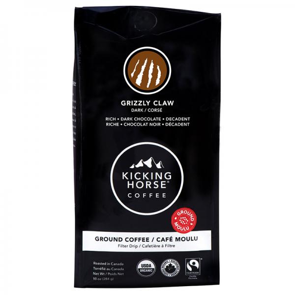 Kicking Horse Coffee Grizzly Claw Dark Roast Ground Coffee - 10oz