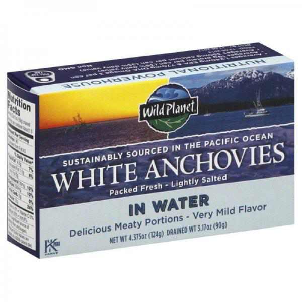 Wild Planet Wild Anchovies in Water, 4.4 Ounce (Pack of 12)