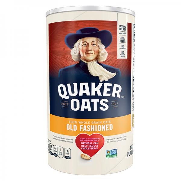 Quaker Oats, Old Fashioned Oatmeal, 42 oz Canister