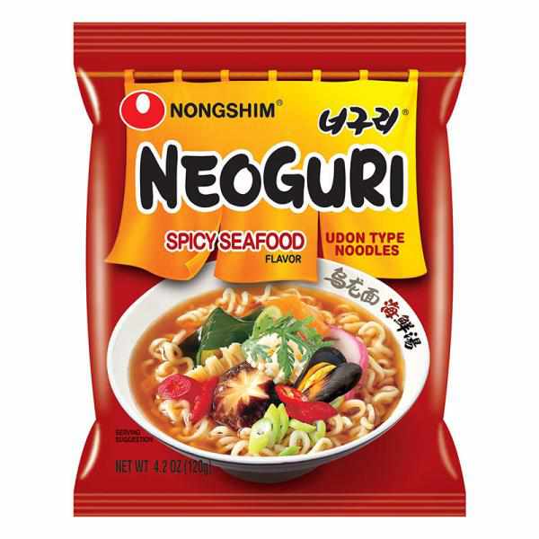 Nong Shim Neoguri Spicy Seafood Noodles, 4.2 Oz