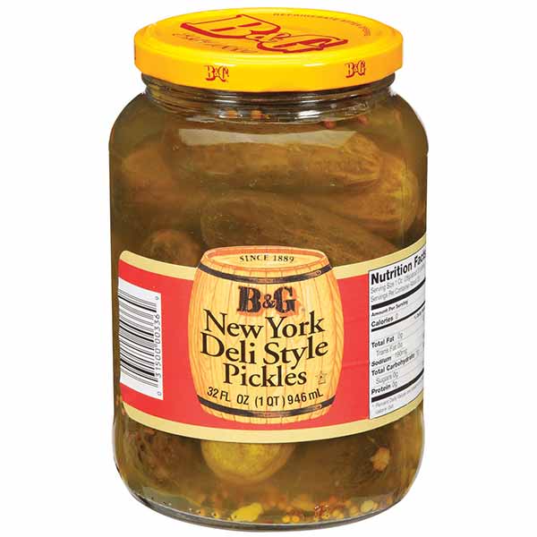 B&G New York Deli Pickles, 32 Fl Oz
