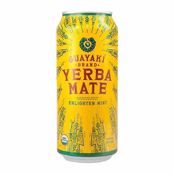 Guayaki Organic Brand Yerba Mate Enlighten Mint, 16 Oz