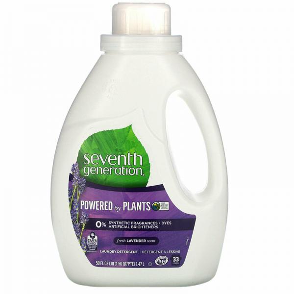 Seventh Generation Liquid Laundry Detergent, Fresh Lavender scent, 33 Loads, 50