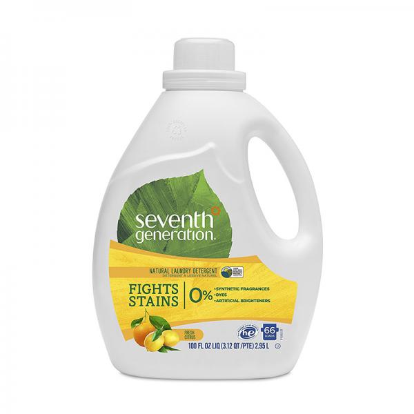 Seventh Generation Natural Laundry Detergent Fresh Citrus - 100 fl oz