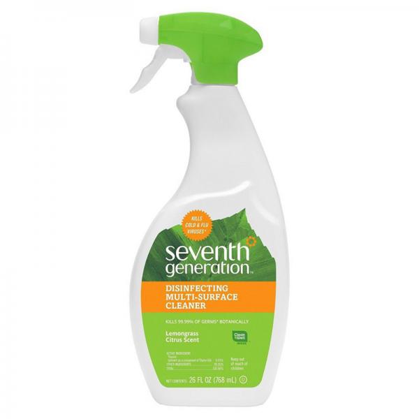 Seventh Generation Lemongrass Citrus Disinfecting Bathroom Cleaner - 26oz