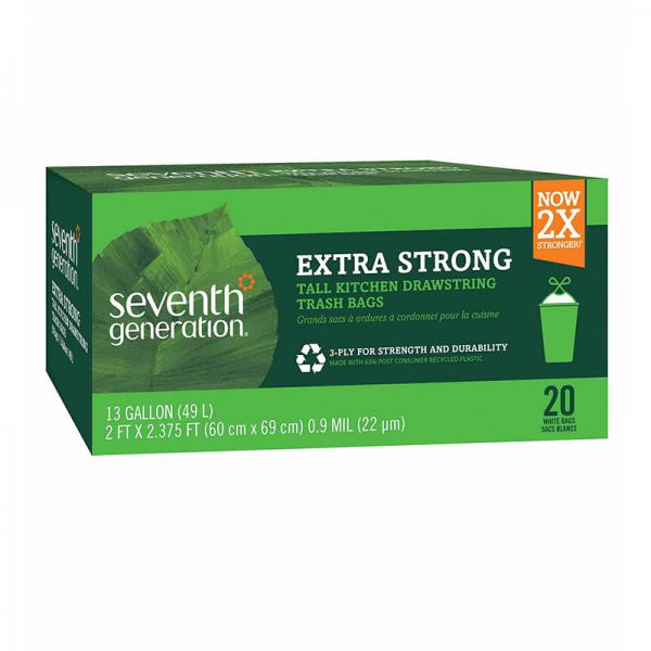 Seventh Generation Kitchen Trash Bags for Reliable Trash Bags Extra Strong Made