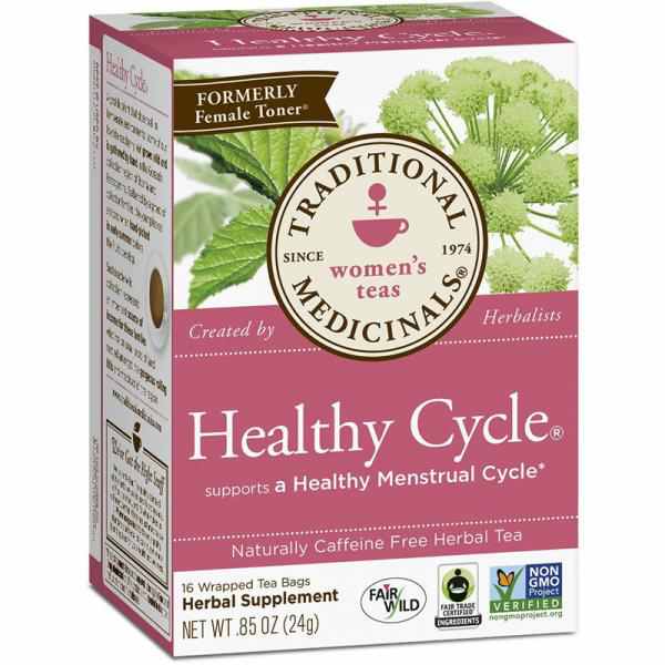 Traditional Medicinals Healthy Cycle, 16-Count Boxes (Pack of 6)