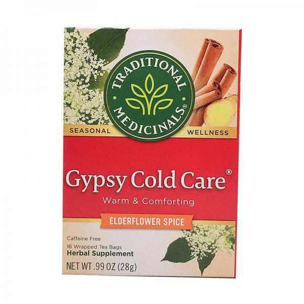 Traditional Medicinals Gypsy Cold Care Herbal Tea, 16-Count Wrapped Tea Bags (Pa