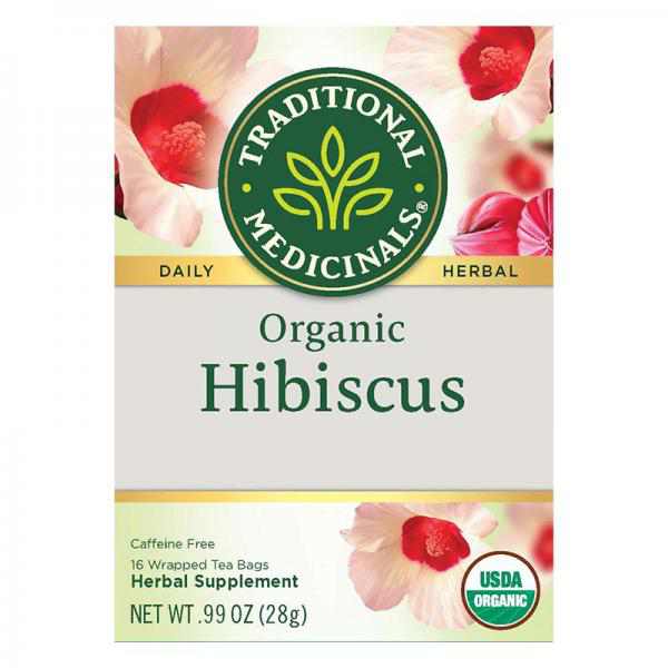 Traditional Medicinals, Organic Hibiscus, Tea Bags, 16 Count