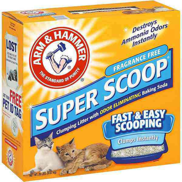 Arm & Hammer Super Scoop Fragrance Free Clumping Litter With Odor Elimating Baking Soda
