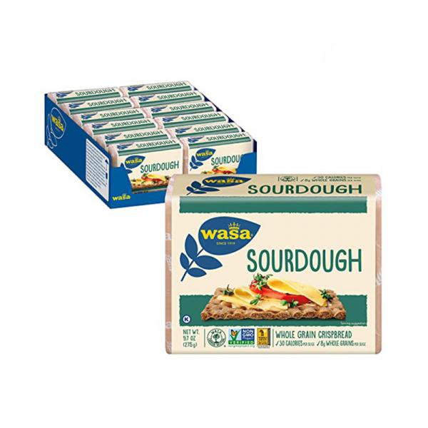 Wasa Sourdough Crispbread, 9.7 oz, 12 Count