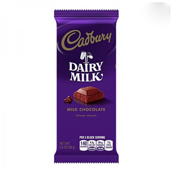Cadbury Premium Milk Chocolate, 3.5-Ounce Bars (Pack of 14)