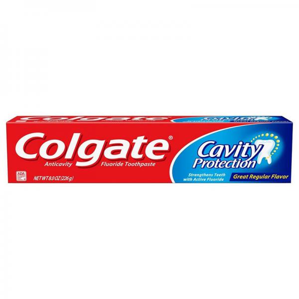 Colgate Cavity Protection Toothpaste with Fluoride, Great Regular Flavor - 8.0 O