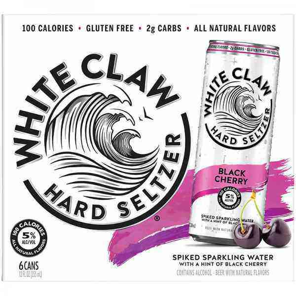 White Claw Black Cherry 6-pk 12oz. Can