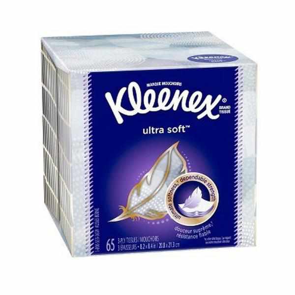 Kleenex Ultra Ultimate Soft Facial Tissue - 65ct