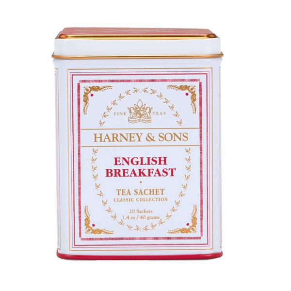Harney and Sons English Breakfast in Tin, 20 sachets