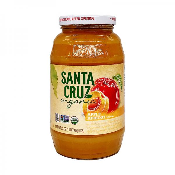 Santa Cruz Organic Apple Sauce Apricot, 23 Oz.