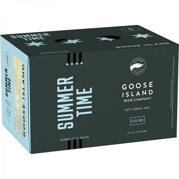 Goose Island Beer, Co. Summertime German-Style Kolsch, 6 Pack, 12 Fl. Oz. Cans, 7.5% ABV