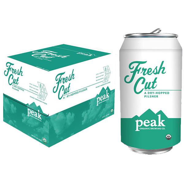 Peak Organic Fresh Cut Pilsner - 6x 12oz Cans