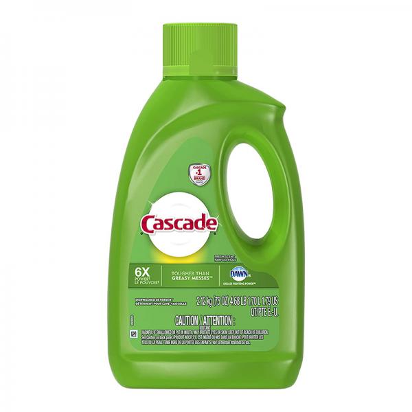 Cascade Gel Dishwasher Detergent, Fresh Scent, 75 ounces