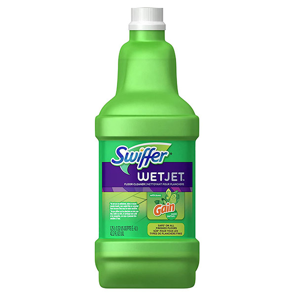 Swiffer Wet Jet Solution with Gain Scent Refill, Gain Original, 42.2 Fluid Ounce