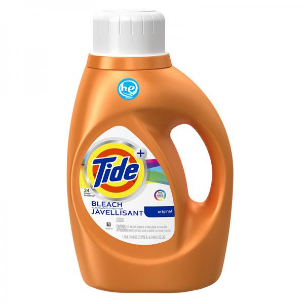 Tide Bleach Alternative Laundry Detergent, Original, 46 Oz, 24 Loads