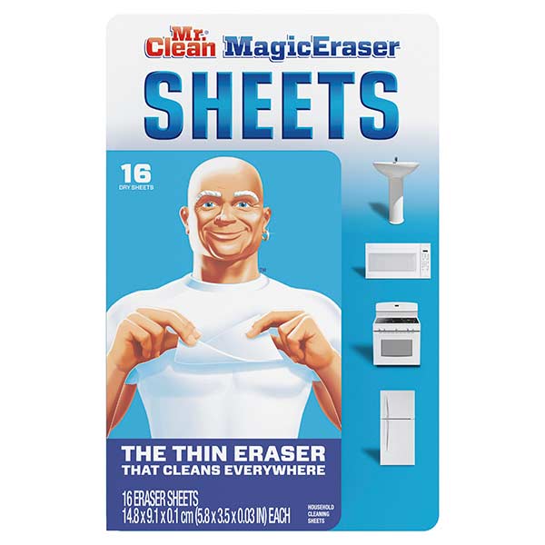 Mr. Clean Magic Eraser Multi-Surface Cleaning Sheets, 16 ct