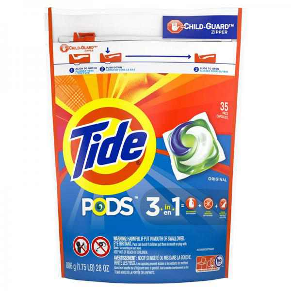 Tide Pods Original Liquid Laundry Detergent, 16 count/ 14floz