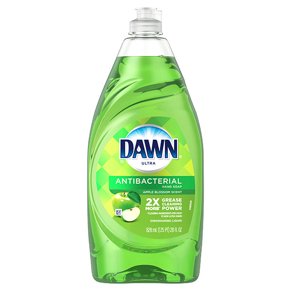 Dawn Ultra Antibacterial Liquid Dish Soap, Apple Blossom, 28 Fl Oz