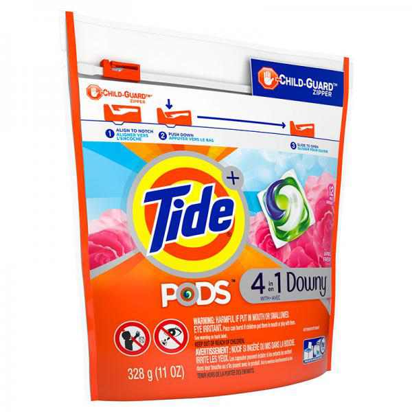 Tide PODS with Downy, Liquid Laundry Detergent Pacs, April Fresh, 12 Ct - 12 Oz | CVS