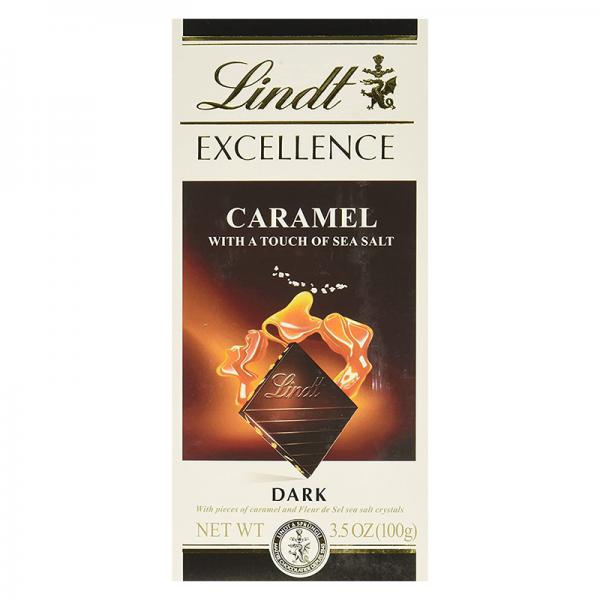 Lindt Excellence Caramel Sea Salt Dark Chocolate - 3.5 oz