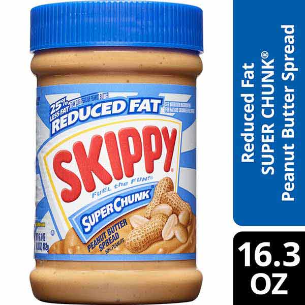 Skippy Reduced Fat Chunky Peanut Butter - 16.3oz