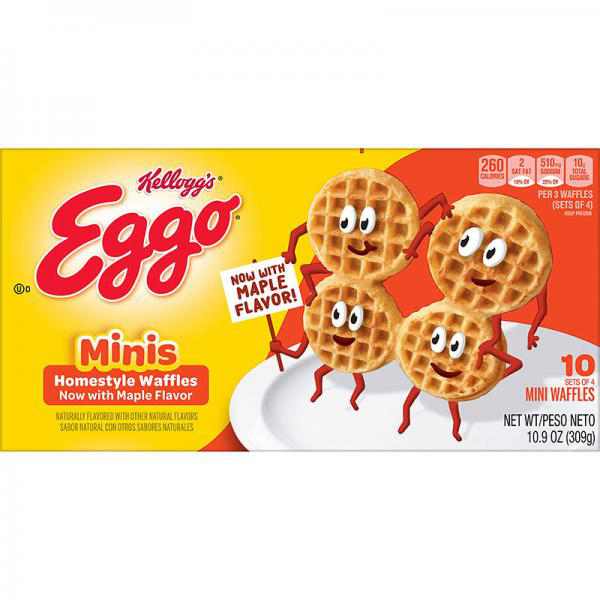 Kellogg's Eggo Mini Homestyle Waffles 10 ct