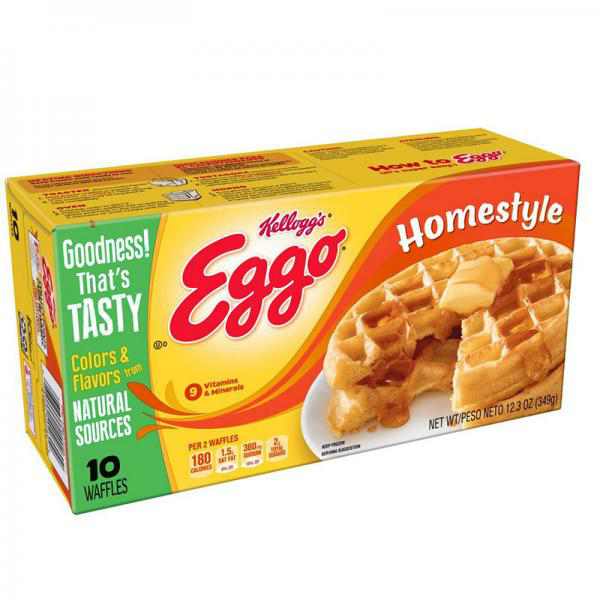 Kellogg's Eggo Waffles Homestyle 10 ct