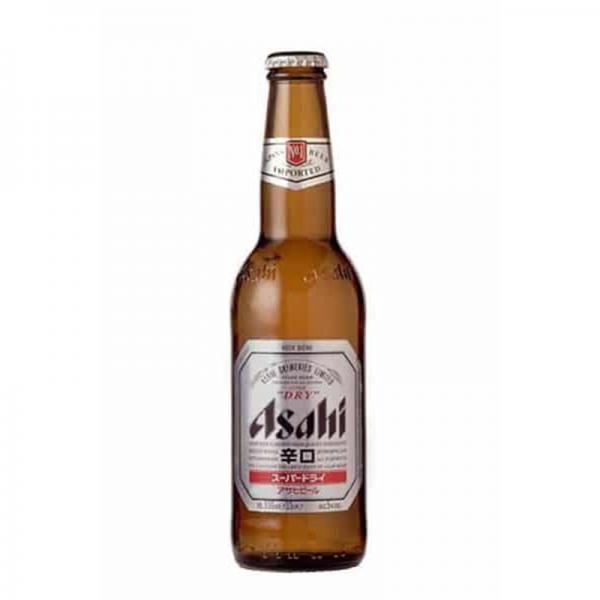 Asahi Super Dry Lager, Six 12 Ounce Bottles