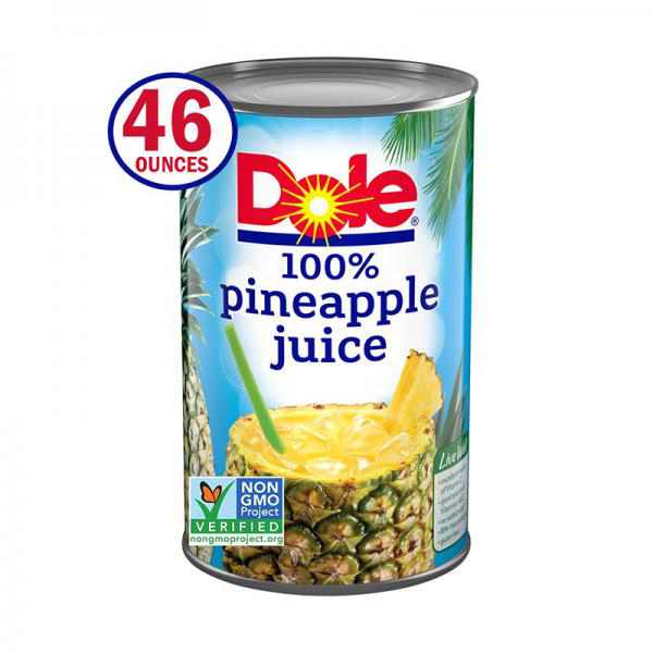 Dole 100% Pineapple Juice - 46 fl oz Can