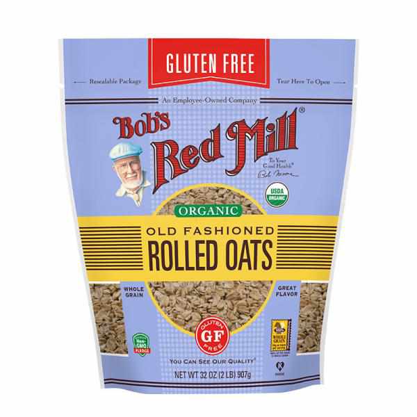 Bob's Red Mill, Old Fashioned Rolled Oats, Gluten Free, Organic, 32 oz