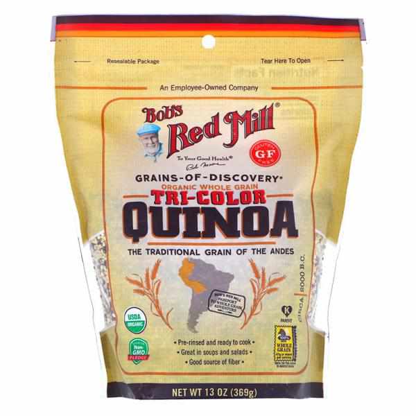 Bob s Red Mill Organic Whole Grain Tri-Color Quinoa 13 oz