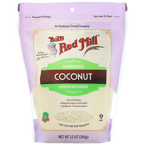 Bob's Red Mill Shredded Coconut, Unsweetened, 12 oz