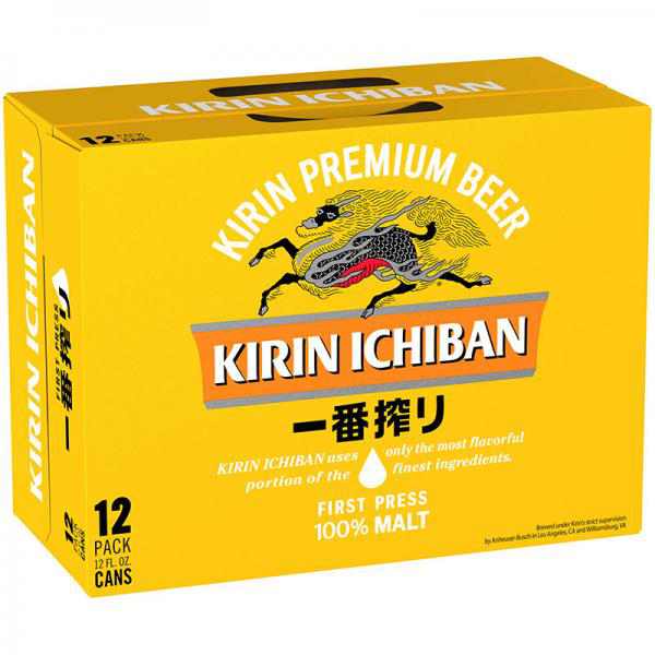 Kirin Ichiban Beer, 12 Pack 12 Fl. Oz. Cans