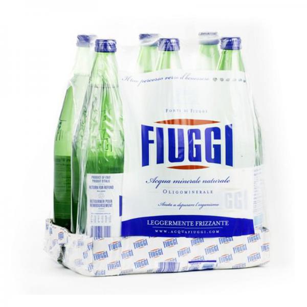 Fiuggi Natural Mineral Water 1 Liter (6 Bottles)