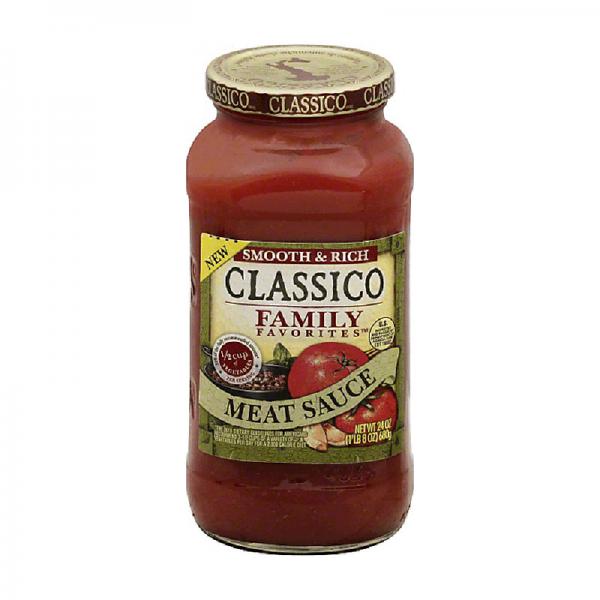 Classico Family Favorites Meat Sauce 24 oz